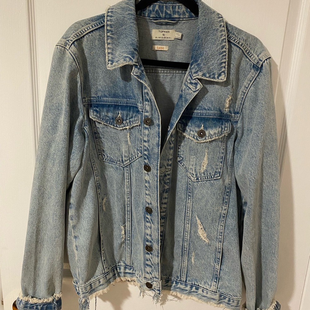 Topman jeans jacket sizeL